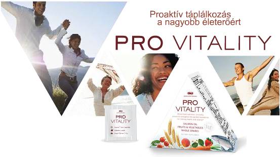 pro-vitality Pro Vitality: proaktív táplálkozás a nagyobb életerőért